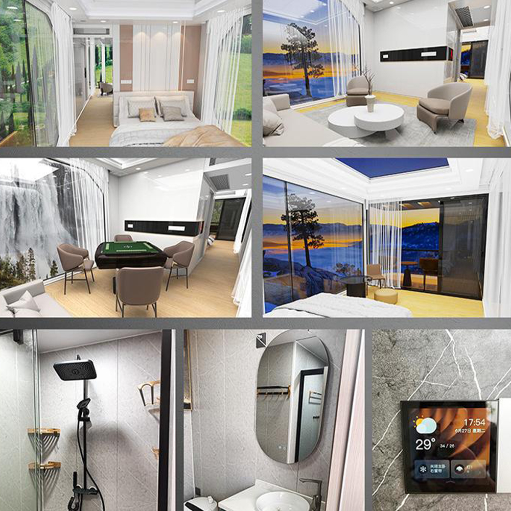 Mobile container houses, portable houses, commercial spaces, space capsules, container houses