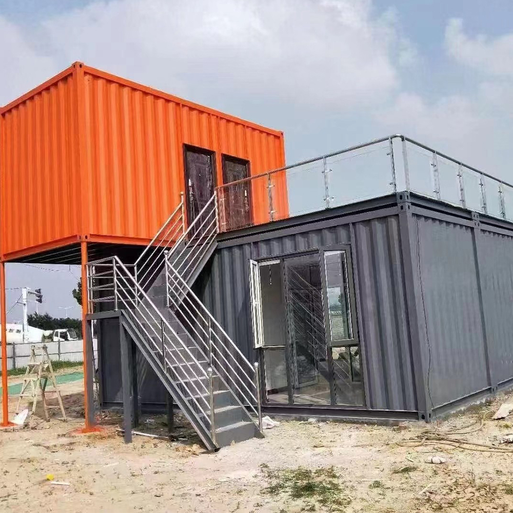 Customized steel structure, commercial outdoor coffee shop, hotel container house, modern style