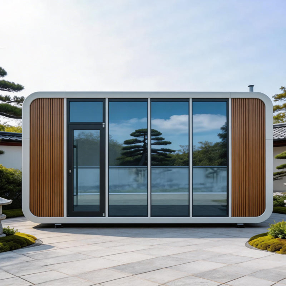 Custom outdoor 5-meter apple-shaped house / Apple-shaped prefabricated residence (modular) / Apple-shaped house