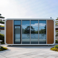 Custom outdoor 5-meter apple-shaped house / Apple-shaped prefabricated residence (modular) / Apple-shaped house