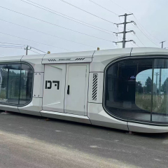 Outdoor Expandable Prefabricated Capsule Container House Modern Modular Space Capsule House Mobile Luxury Prefab House
