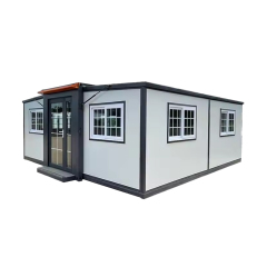 Expandable Folding Container Prefab House Steel Frame Ready Made Prefabricated 40ft 20ft Expandable Container House