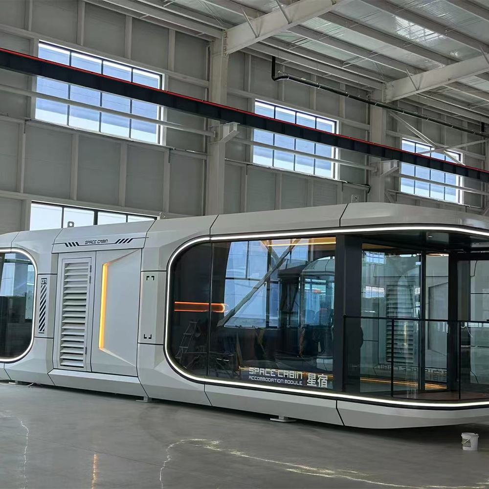 Modern Prefabricated 40FT Space Capsule House Mobile Glamping Space Capsules Space Capsule Hotel