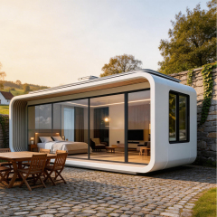 Mobile Prefab House Capsule House Apple Cabin Space Pod Prefabricated Tiny House Customizable OEM