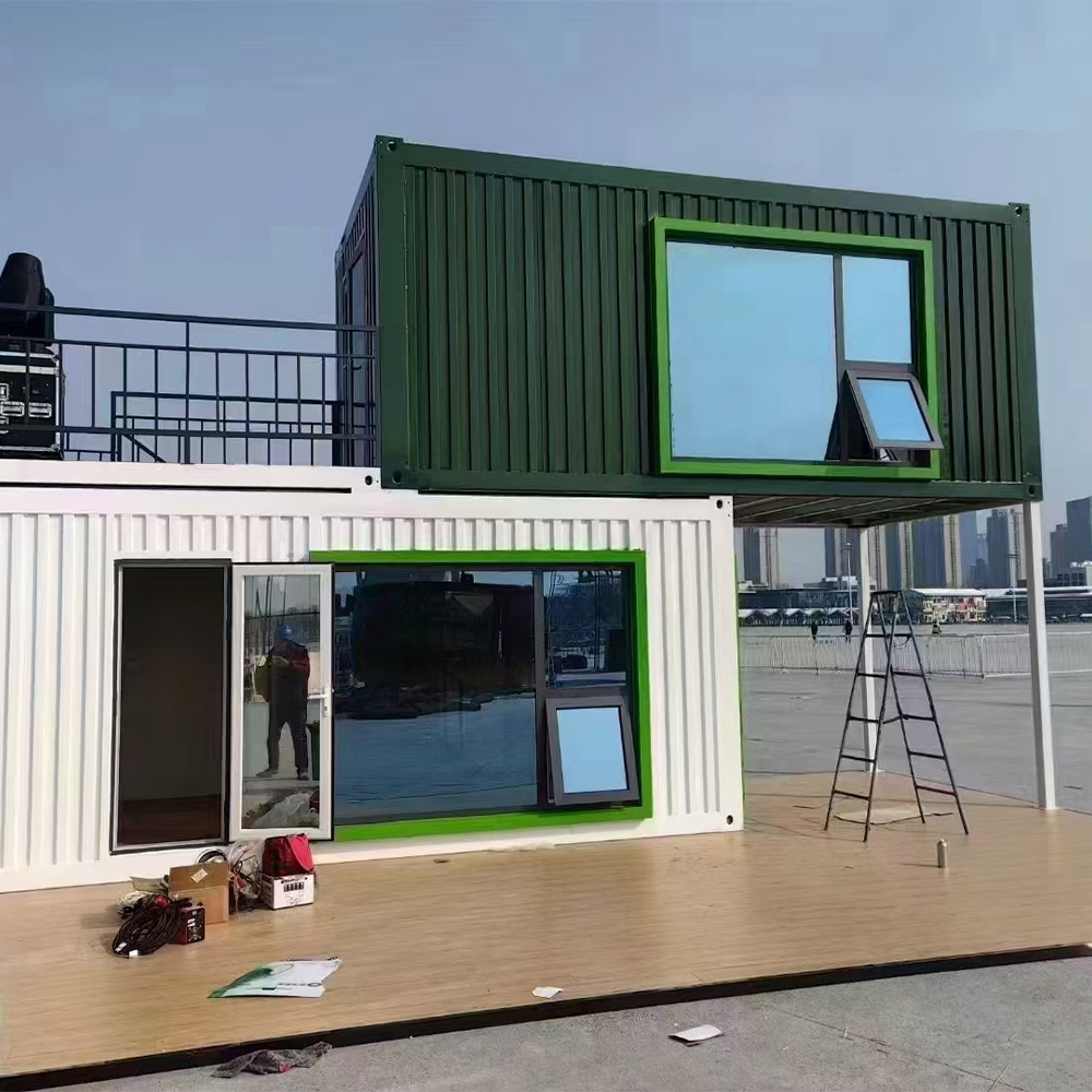 Trendy Modular Integrated Houses for Office Buildings Schools Kitchens Removable Container Housing for Pedestrian Streets Mobile