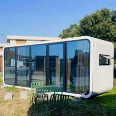 Mobile Prefab House Capsule House Apple Cabin Space Pod Prefabricated Tiny House Customizable OEM
