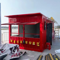 Luxury 20FT Foldable Mobile Office Container House High Quality Steel with Soundproof Panel for Shop