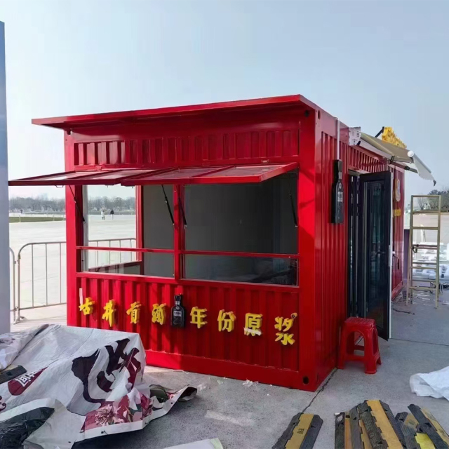 Luxury 20FT Foldable Mobile Office Container House High Quality Steel with Soundproof Panel for Shop