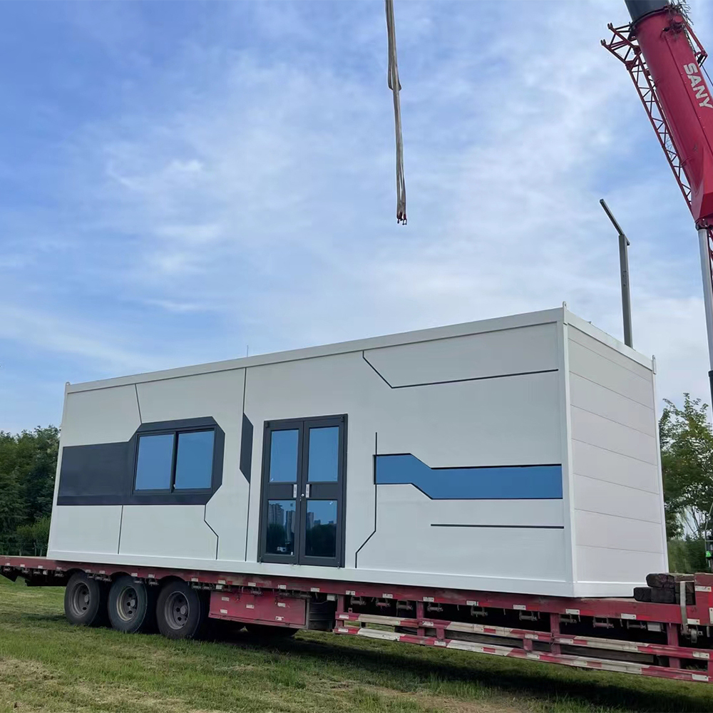 Luxury 20FT Foldable Mobile Office Container House High Quality Steel with Soundproof Panel for Shop