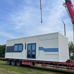 Luxury 20FT Foldable Mobile Office Container House High Quality Steel with Soundproof Panel for Shop