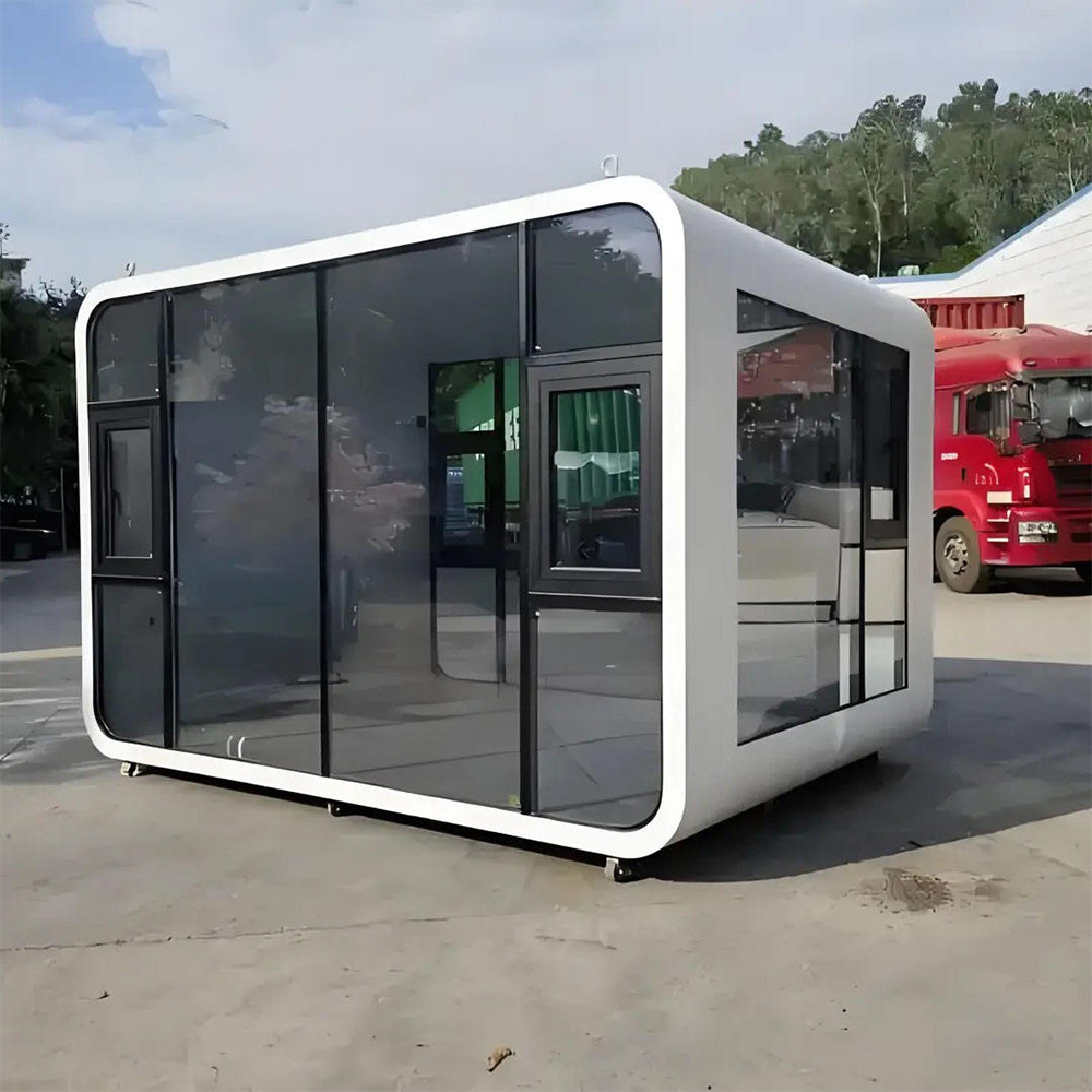 Luxury Eco-friendly Smart Apple Houses Mobile Space Prefab Hotel Tiny apple Cabin with Modular Cap