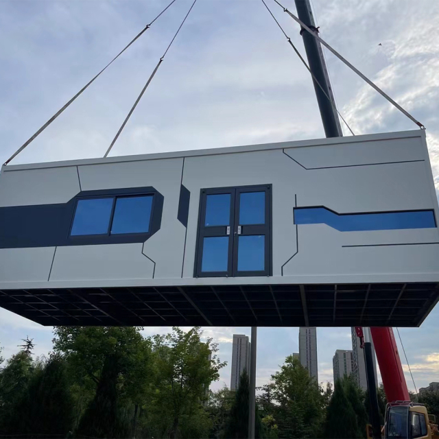 Luxury 20FT Foldable Mobile Office Container House High Quality Steel with Soundproof Panel for Shop