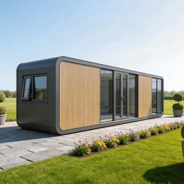 Luxury Eco-friendly Smart Apple Houses Mobile Space Prefab Hotel Tiny apple Cabin with Modular Cap