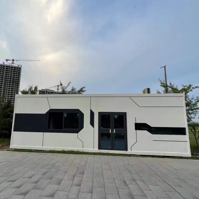 Luxury 20FT Foldable Mobile Office Container House High Quality Steel with Soundproof Panel for Shop