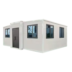 Expandable Folding Container Prefab House Steel Frame Ready Made Prefabricated 40ft 20ft Expandable Container House