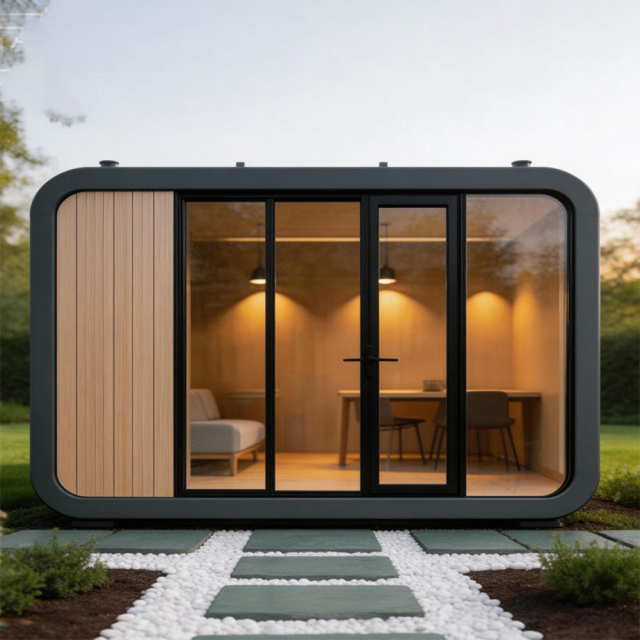 Luxury Eco-friendly Smart Apple Houses Mobile Space Prefab Hotel Tiny apple Cabin with Modular Cap
