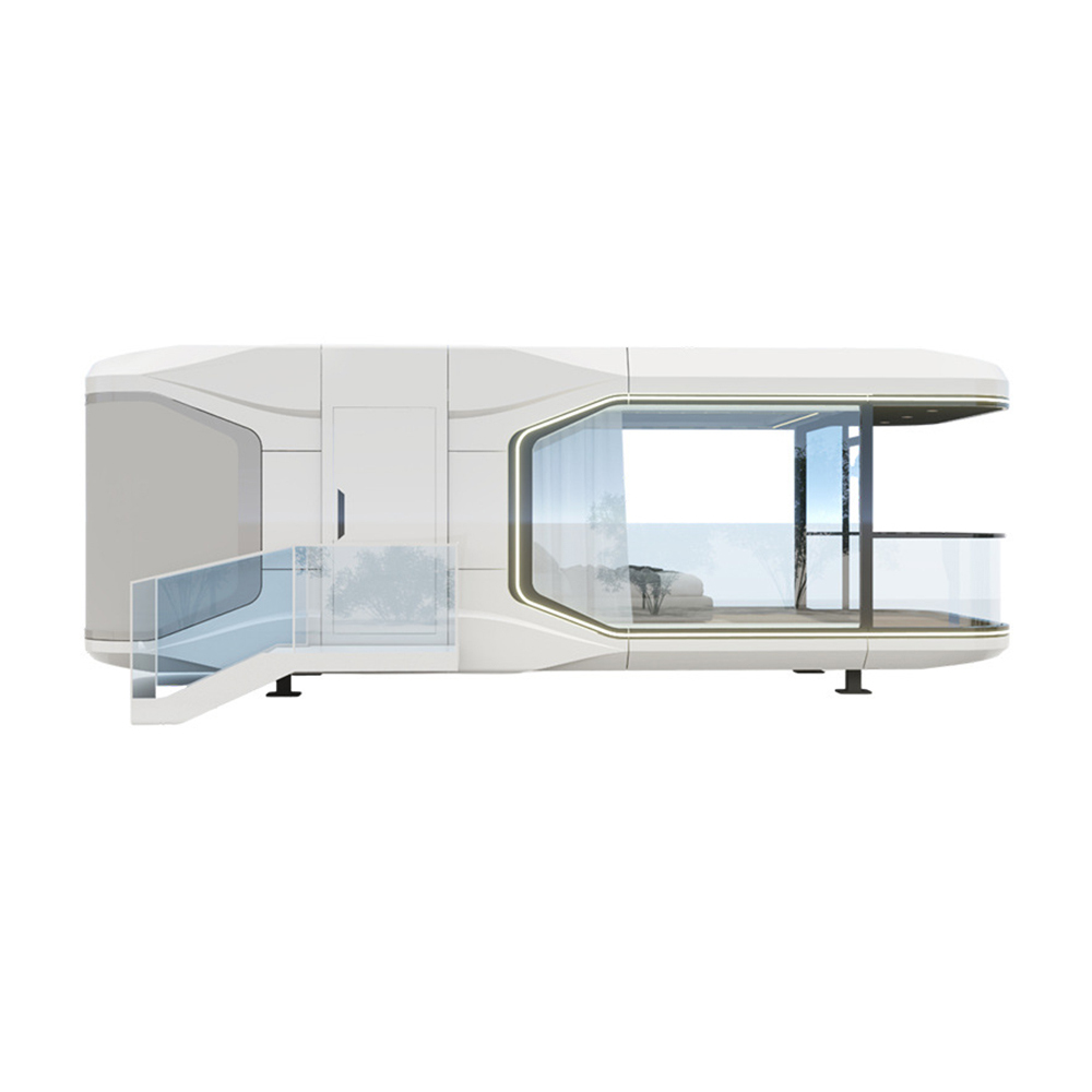 Modern Prefabricated 40FT Space Capsule House Mobile Glamping Space Capsules Space Capsule Hotel