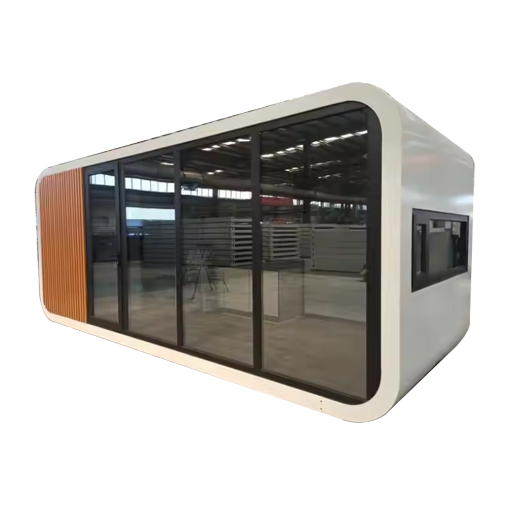 Pre-made Apple Cabin Office Prefabricated Luxury Tiny House 20ft Modern Waterproof Easy Install Mobile Hot Selling Store