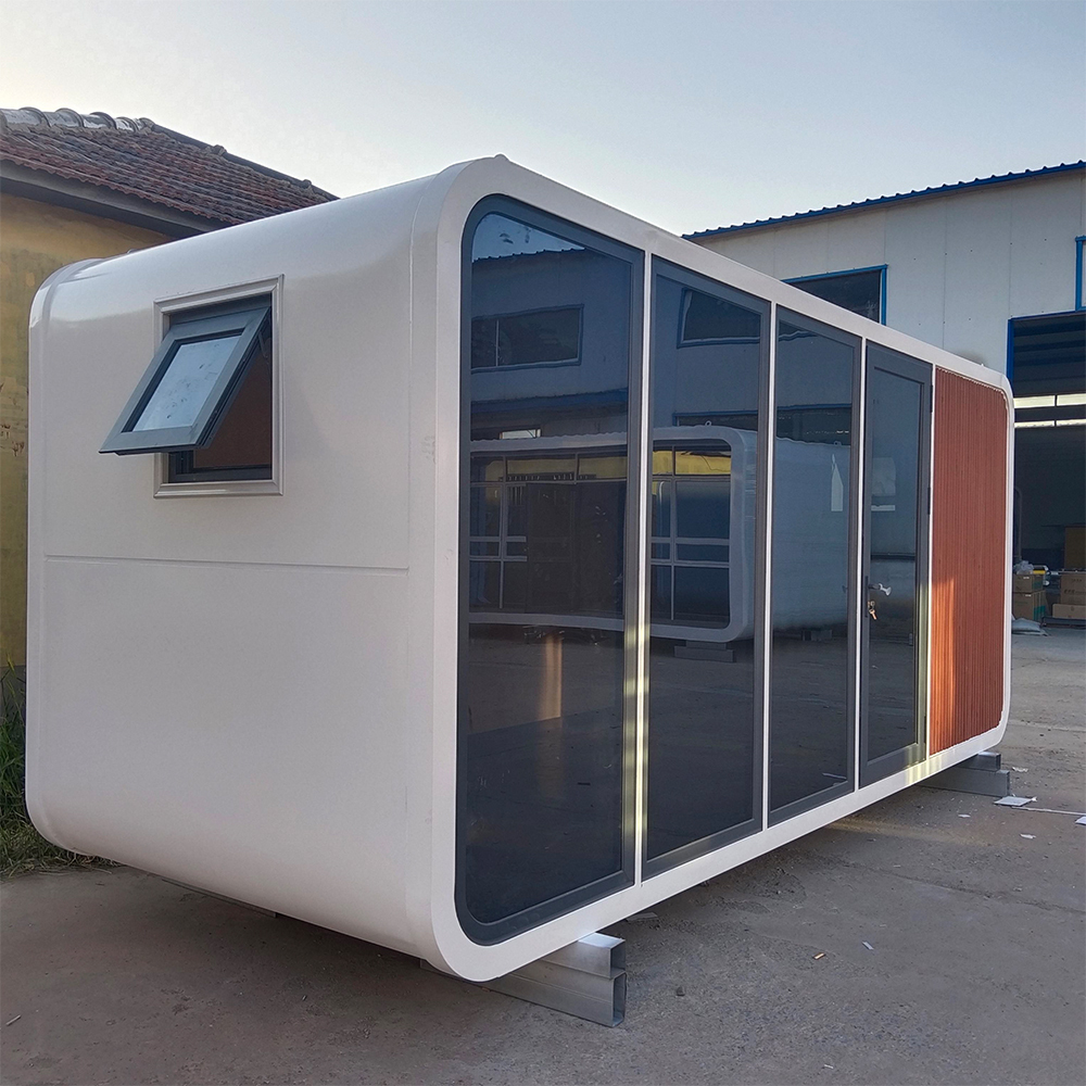Economical Luxury Apple Cabin Modular Steel Container Residence