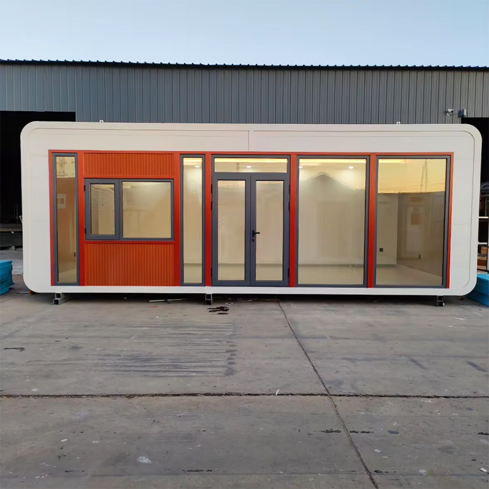 Economical Luxury Apple Cabin Modular Steel Container Residence