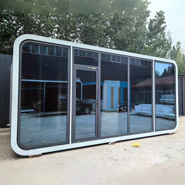 Economical Luxury Apple Cabin Modular Steel Container Residence