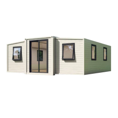 Factory Price Double Wing Prefab House Expandable Modular Container Office