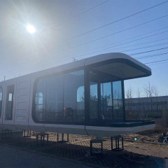 Wholesale Container House Luxury 20ft 40ft Prefab Portable Space Capsule Cabin Houses for Using Hotels and Camps
