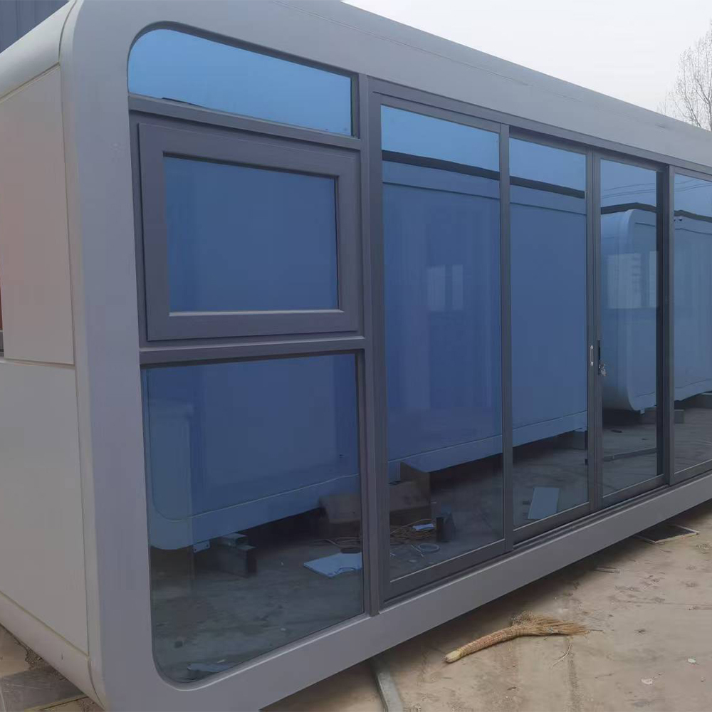 Economical Luxury Apple Cabin Modular Steel Container Residence
