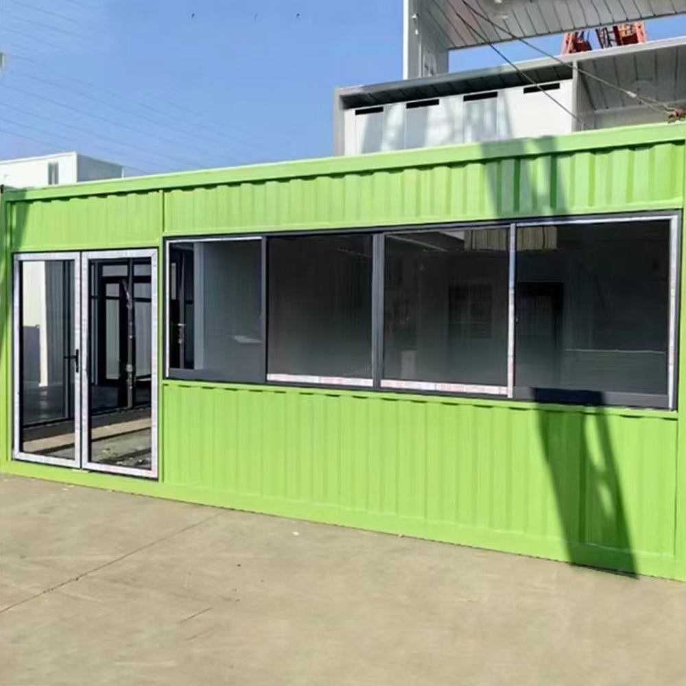 Modern custom steel structure mobile single-unit container residence - stylish box-style small house