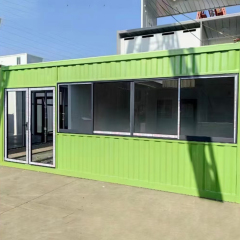 Modern custom steel structure mobile single-unit container residence - stylish box-style small house