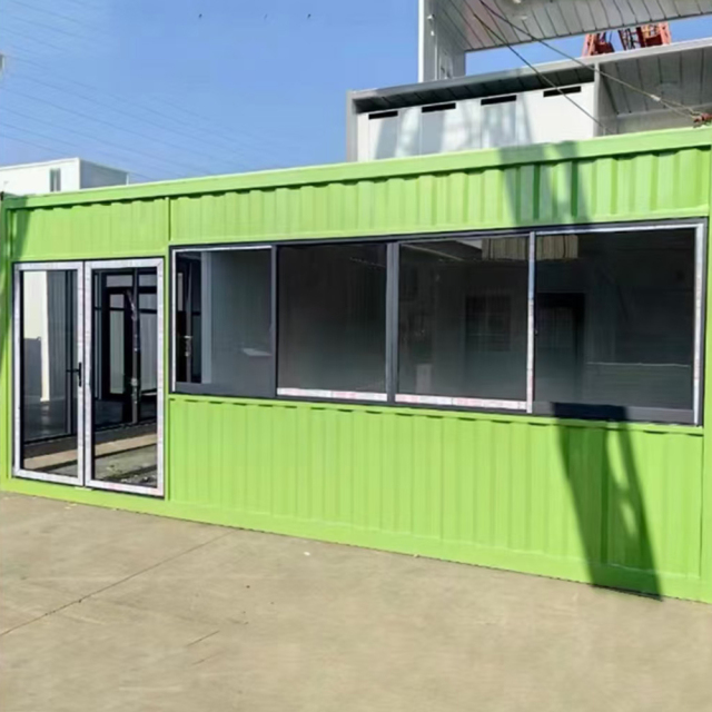 Modern custom steel structure mobile single-unit container residence - stylish box-style small house