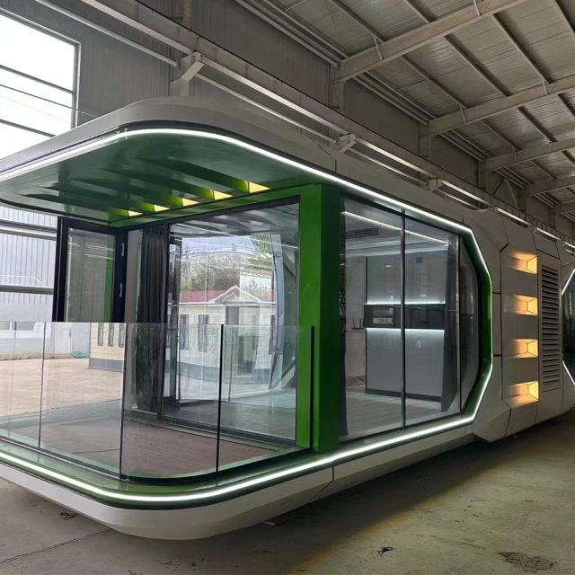 Wholesale Container House Luxury 20ft 40ft Prefab Portable Space Capsule Cabin Houses for Using Hotels and Camps