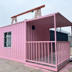 Modern custom steel structure mobile single-unit container residence - stylish box-style small house
