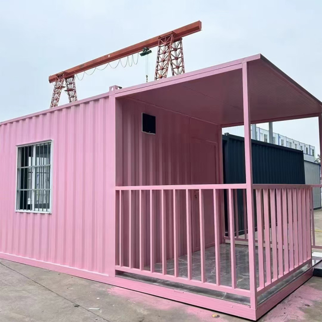 Modern custom steel structure mobile single-unit container residence - stylish box-style small house