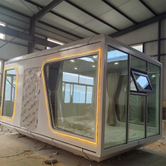 Wholesale Container House Luxury 20ft 40ft Prefab Portable Space Capsule Cabin Houses for Using Hotels and Camps