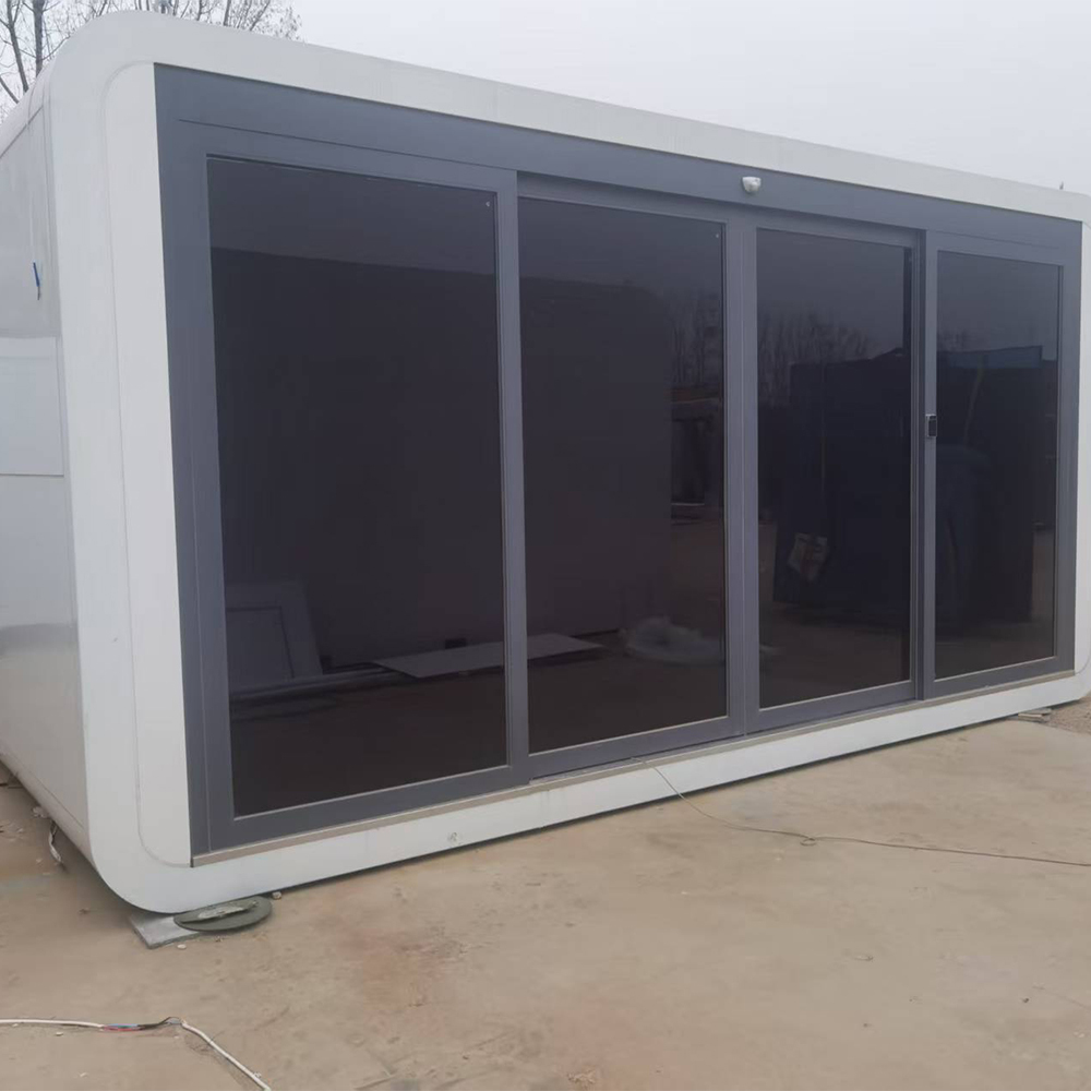 Affordable 20/30/40FT Prefab Movable Smart Mobile Modular Apple Cabin House with Bathroom