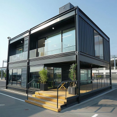 Trendy Modular Integrated Houses for Office Buildings Schools Kitchens Removable Container Housing for Pedestrian Streets Mobile