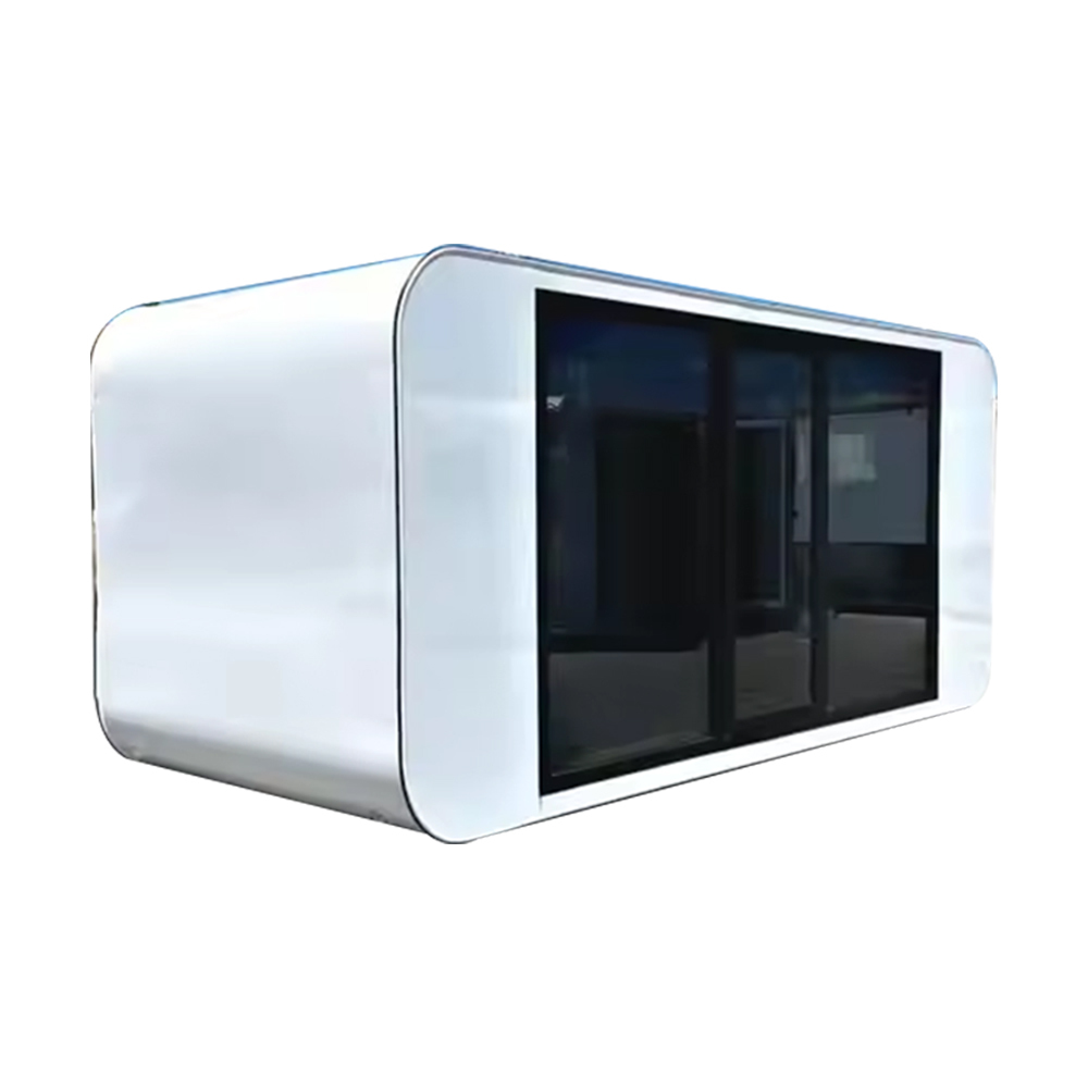 Pre-made Apple Cabin Office Prefabricated Luxury Tiny House 20ft Modern Waterproof Easy Install Mobile Hot Selling Store