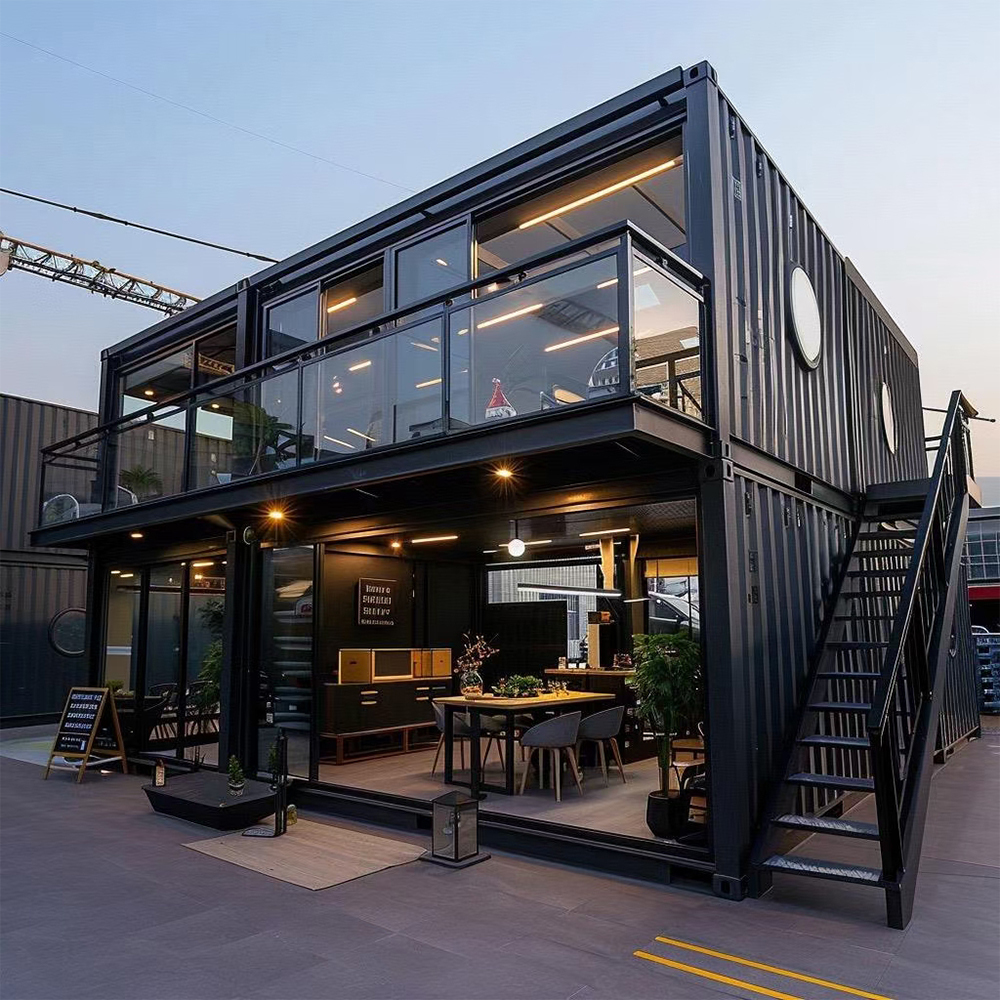 Trendy Modular Integrated Houses for Office Buildings Schools Kitchens Removable Container Housing for Pedestrian Streets Mobile