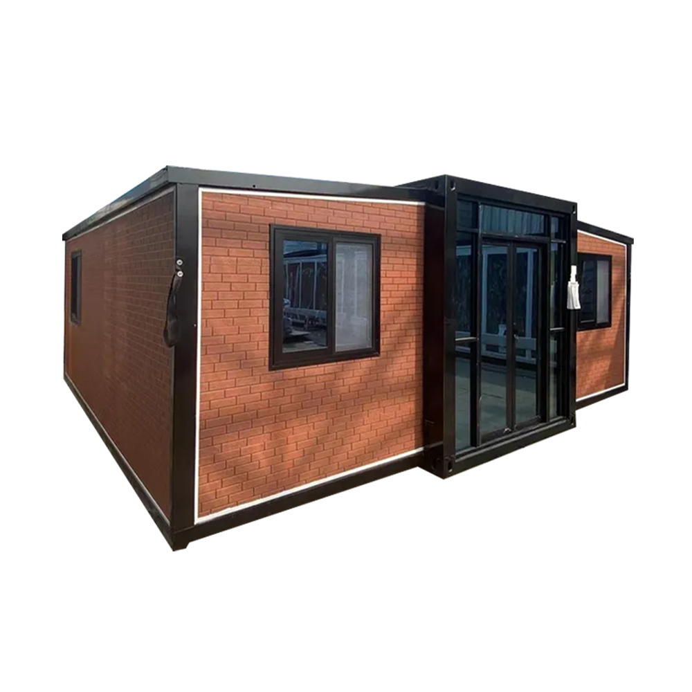 Expandable Container House 40Ft Movable And Detachable Container House Prefab Three Bedroom Villa Twin Wing Expandable Room