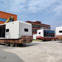 Affordable 20/30/40FT Prefab Movable Smart Mobile Modular Apple Cabin House with Bathroom