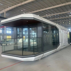 Wholesale Container House Luxury 20ft 40ft Prefab Portable Space Capsule Cabin Houses for Using Hotels and Camps