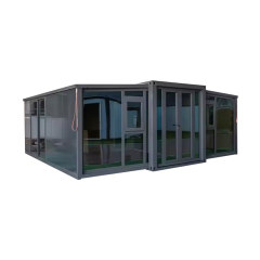 Factory Price Double Wing Prefab House Expandable Modular Container Office