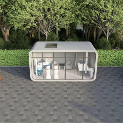 Custom outdoor 5-meter apple-shaped house / Apple-shaped prefabricated residence (modular) / Apple-shaped house