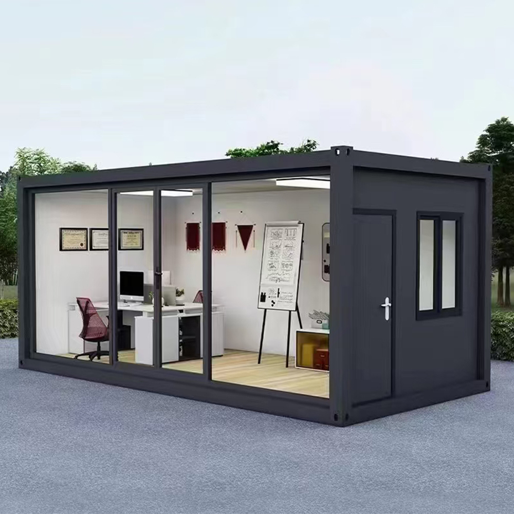 Two-story mobile house modular container building - fashionable store / vacation cottage