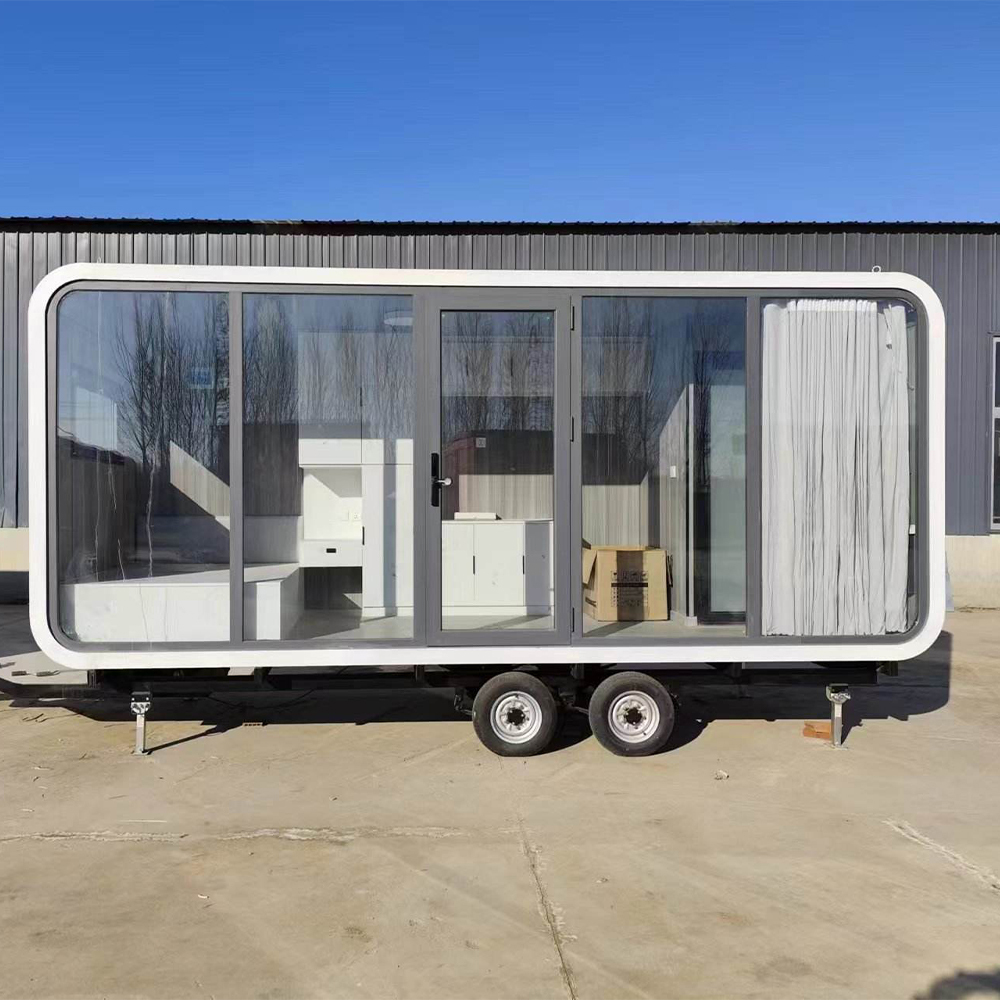 Custom outdoor 5-meter apple-shaped house / Apple-shaped prefabricated residence (modular) / Apple-shaped house