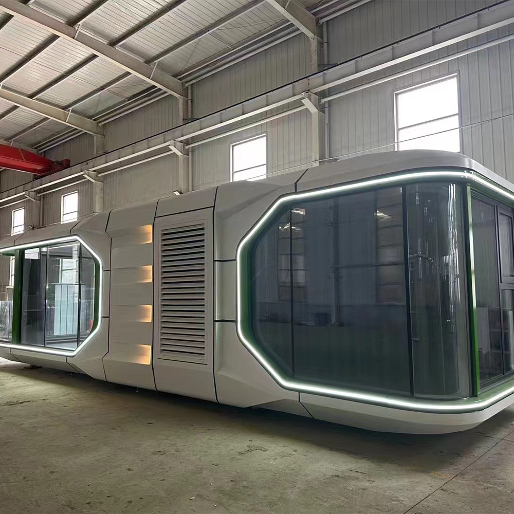 Outdoor Expandable Prefabricated Capsule Container House Modern Modular Space Capsule House Mobile Luxury Prefab House