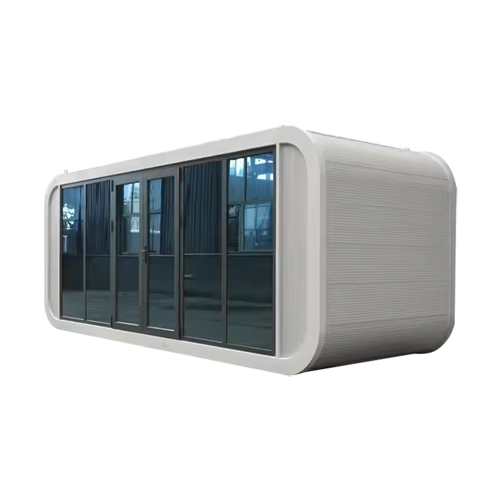 China Wholesale Custom Color Tiny 10ft Apple Cabin House Office Colorful Mini Prefab Modular House Capsule House