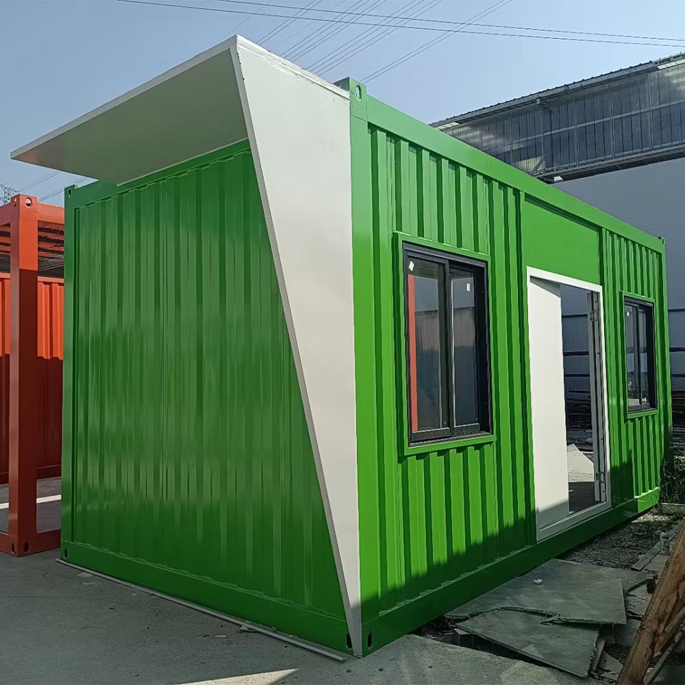 Two-story mobile house modular container building - fashionable store / vacation cottage