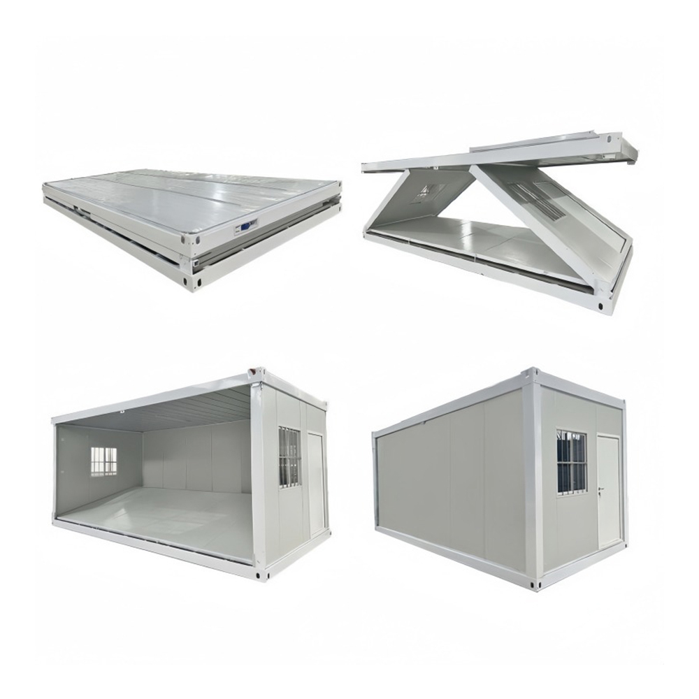 20ft Prefab Modular House Z Folding Container Prefabricated Mobile Home Camp Office Storage Container House
